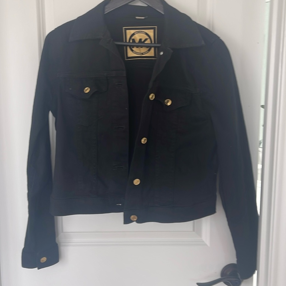 Michael Kors denim black jacket